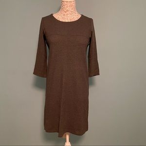 Uniqlo Gray 3/4 sleeve Dress, Size Small.